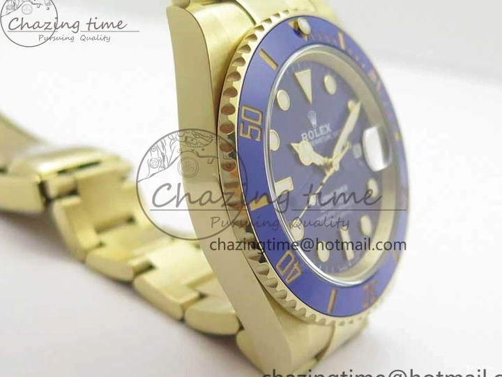 MiroTime 0506 Submariner 41mm 126618 LB YG BP Maker Best Edition Blue Dial on YG Bracelet DailyWear 2572